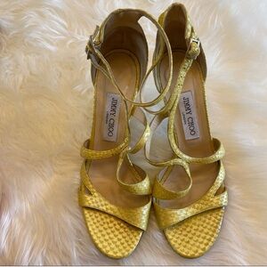 Jimmy Choo Yellow Women's Shoes